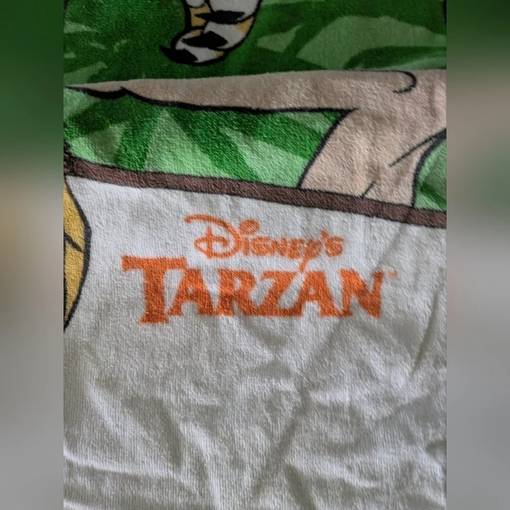 VINTAGE Disney Tarzan Bath Beach Towel